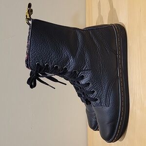 Dr. Martens Stratford Black Leather Boots